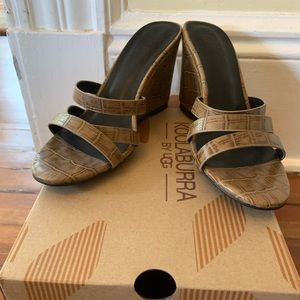 LMS The Brand alligator wedges